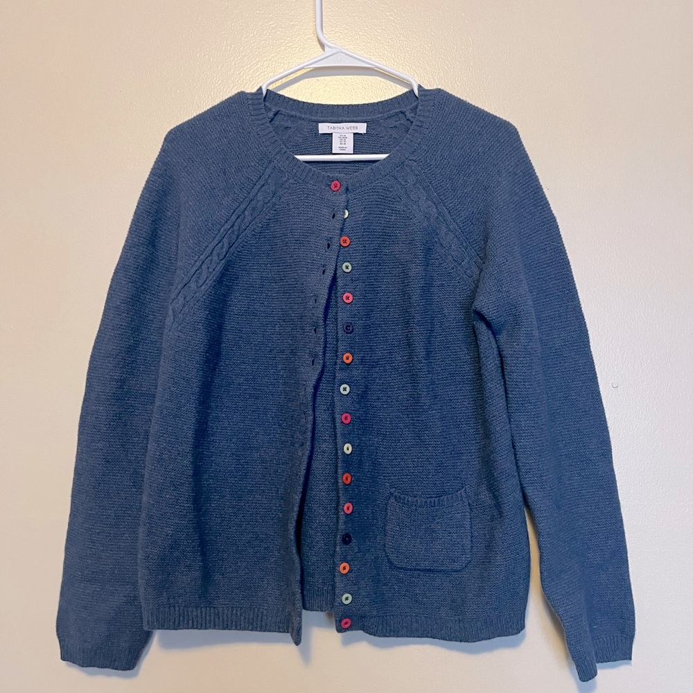Rainbow Button Cardigan SIZE: M